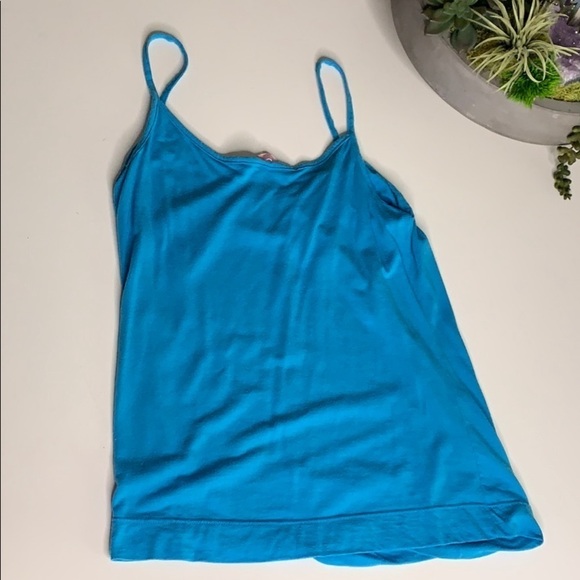 Vintage Bold Blue Crop Ruffle 80s Jacket & Tank top Sz Small women’s - Picture 8 of 8